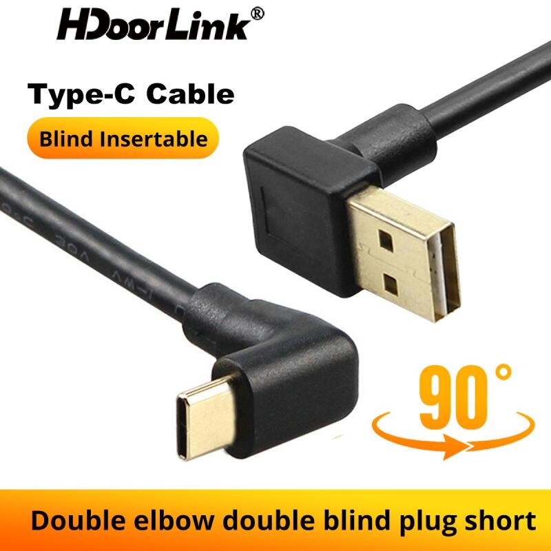 Hdoorlink Double Bend USB 90 Độ Uốn Cong C Cổng Cáp Khuỷu Tay Mạ Vàng ...