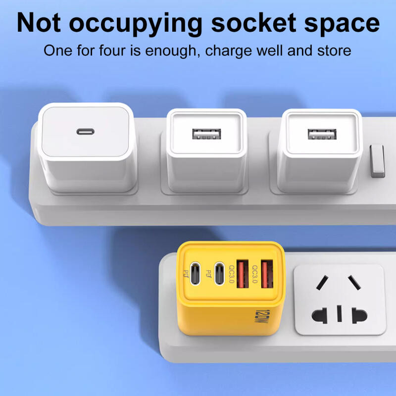 Mô tả HdoorLink PD Sạc Siêu Nhanh Dual PD USB 4 Cổng Sạc Nhanh Cho Samsung Xiaomi US Sạc Cắm - 2