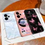 Thiết Kế Mới Vỏ Cho Realme 14T 5G Pretty Fantasy Tím Bướm Bảo Vệ Silicon Mềm Ốp điện thoại Cho Realme14T 5G Siêu Mỏng Vỏ Capa