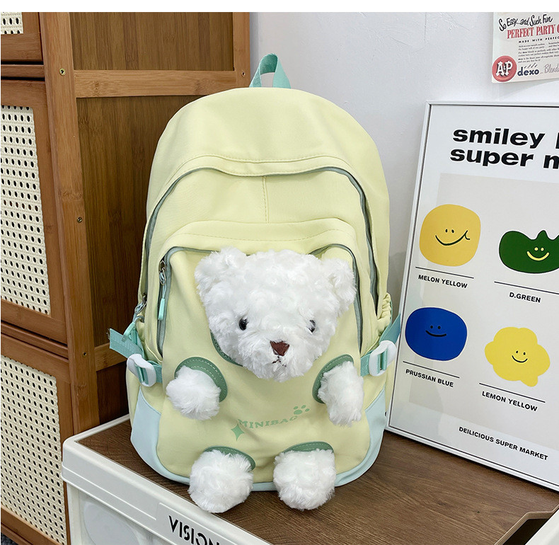 Ba lô nữ thời trang đường phố Ngăn đựng máy tính xách tay Nylon dung tích lớn để sử dụng đại học hàng ngày