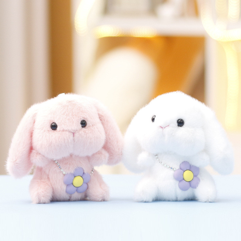 Bunny Đồ Chơi Sang Trọng Với Pp Cotton Làm Đầy Cho Trẻ Em Bé Gái Động Vật Mềm Quà Tặng Nhồi Bông