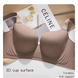 Ngực Ký Kết Quần Lót Nữ Có Thể Điều Chỉnh Full Cup Push up Girl Bra Co Giãn Cao Không Dây Quần Lót Nữ