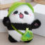 Playful Dễ Thương Sang Trọng Gấu Trúc Phụ Kiện Móc Khóa Thú Nhồi Bông Nhiều Màu Sắc Quyến Rũ