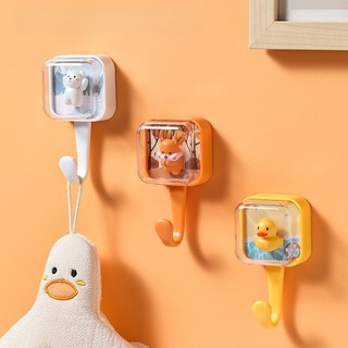 Động Vật Không Khoan Dính Móc Mạnh Abs Treo Tường Cho Ký Túc Xá Trang Trí Tiết Kiệm Không Gian Nhà Phụ Kiện Chars 75