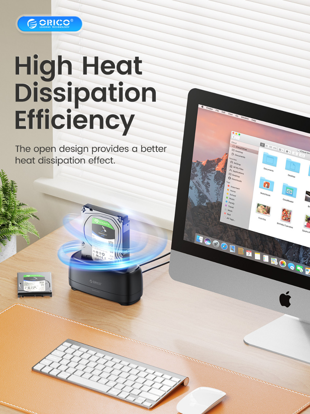 Mô tả Trạm kết nối ổ cứng ORICO USB 3.0 sang SATA với chức năng sao chép ngoại tuyến cho (2,5 "3,5" Inch) Vỏ ổ cứng Hỗ trợ lên đến 36TB 10GbpsTpye-C / Tpye-B Cáp đi kèm - 8