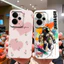 Thiết Kế Mới Vỏ Cho Realme 14T 5G Pretty Fantasy Tím Bướm Bảo Vệ Silicon Mềm Ốp điện thoại Cho Realme14T 5G Siêu Mỏng Vỏ Capa