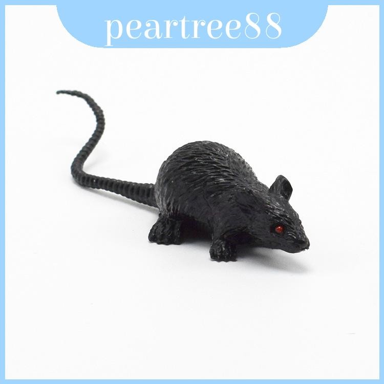 Mô hình đồ chơi chuột Mini đáng sợ cho Halloween Pranks Chất liệu nhựa Kích thước 9cm