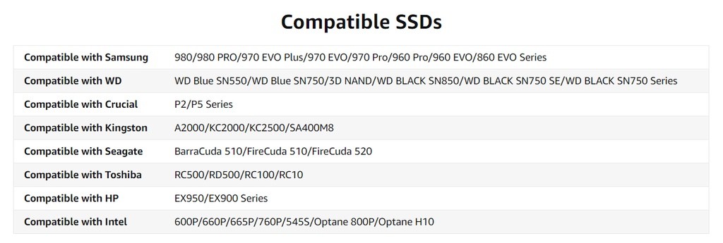 Mô tả Orico Free Tool Nhôm M2 NVMe SSD Enclosure 10Gbps PCIe Type C M.2 SSD NVMe M Key Solid State Drive Case Hỗ trợ UASP (AM2C3) - 4