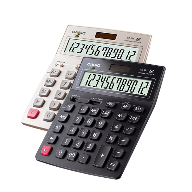 Máy tính văn phòng doanh nghiệp Casio GZ-12S Máy tính kế toán và quản lý tài chính Máy tính sành điệu