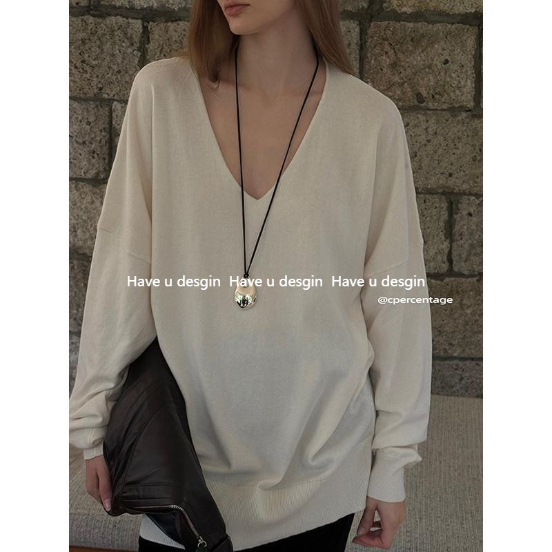 Have u desgin Thiết kế ban đầu Dây chuyền dài gương thời trang tối giản Chuỗi xương đòn phù hợp độc đáo Hợp thời trang