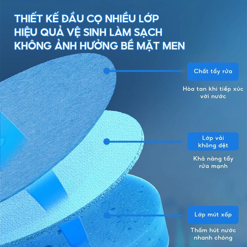 Mô tả Bộ cọ vệ sinh toilet TD03 dùng 1 lần Zolele  (Kèm Miếng Dán Tường) - Chính  Hãng - 8
