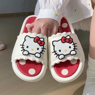 Hoạt Hình Dễ Thương kt Mèo Dép Nữ Mùa Hè Ngoài Trời Mang Influencer Đế Mềm Nhà Chống Trơn Trượt Dép Trong Nhà Dép S