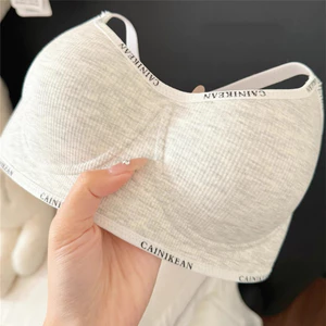 Liền Mạch Nữ Không Dây Quần Lót Nhỏ Ngực Tập Hợp Thanh Niên Cô Gái Áo Ngực Quần Lót Nữ
