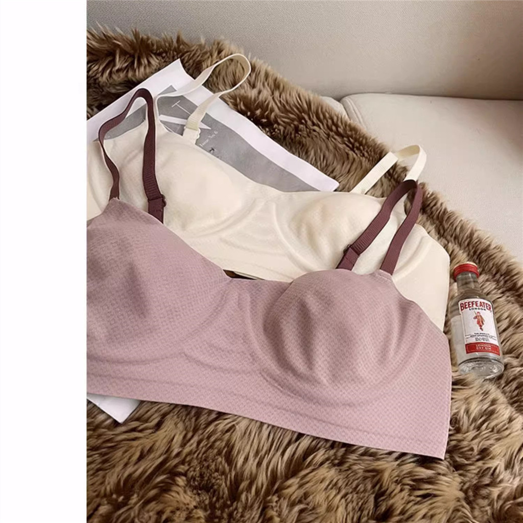 Áo ngực mềm mại dành cho nữ S-XL Áo ngực mỏng liền mạch Đồ lót nữ