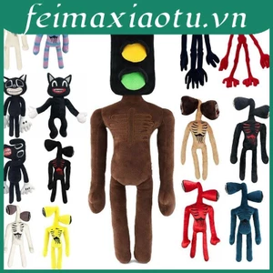 Đồ chơi nhồi bông hình chó mèo đen/ xanh lá 30-55cm
