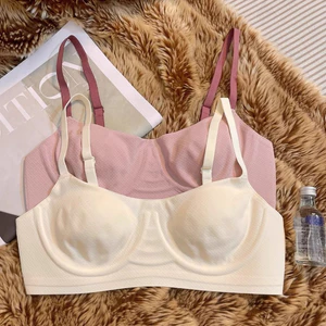 Áo ngực mềm mại dành cho nữ S-XL Áo ngực mỏng liền mạch Đồ lót nữ