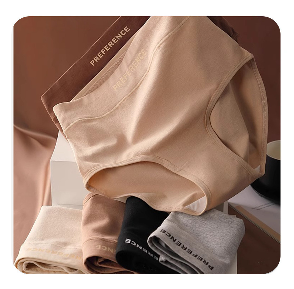 Mô tả Fallsweet Combo5 Nữ 100% Cotton Quần Đùi Cao Cấp Thoáng Khí Kích Thước Lớn Quần Lót Mềm Mại Comfot Quần Lót - 7