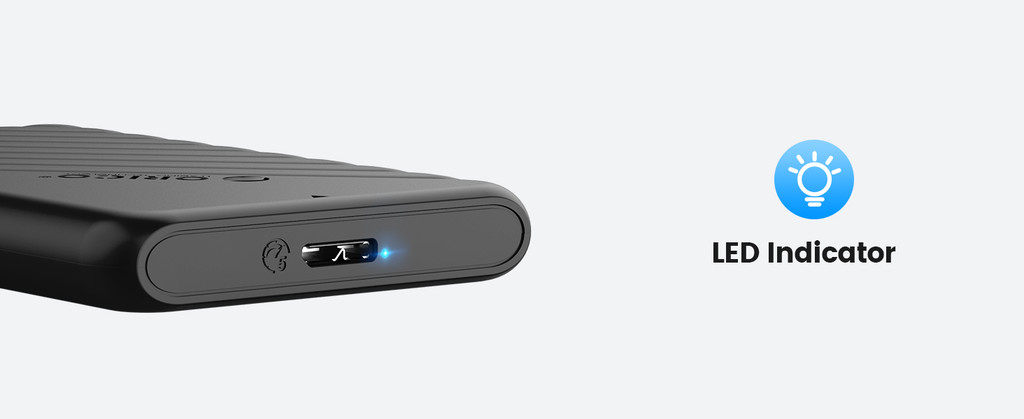 Mô tả Hộp đựng ổ cứng USB C 2,5 inch ORICO USB 3.1 Gen 1 sang SATA III (25PW1) - 11