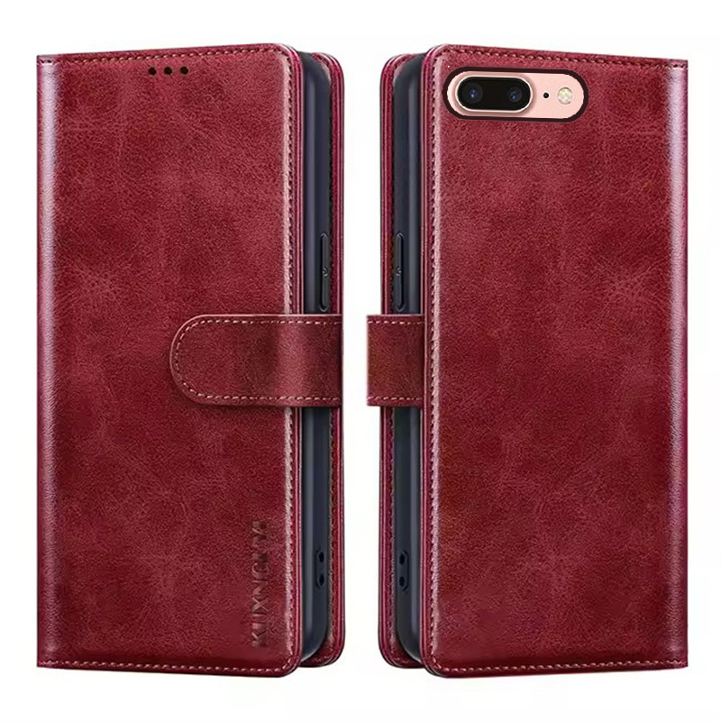 Ví Ốp Điện Thoại Cho Apple iPhone 8 7 6 6S Plus 8P 7P 6P 6SP SE 2022 2020 Có Hộp Đựng Thẻ Từ Tính Lật Da Chống Sốc