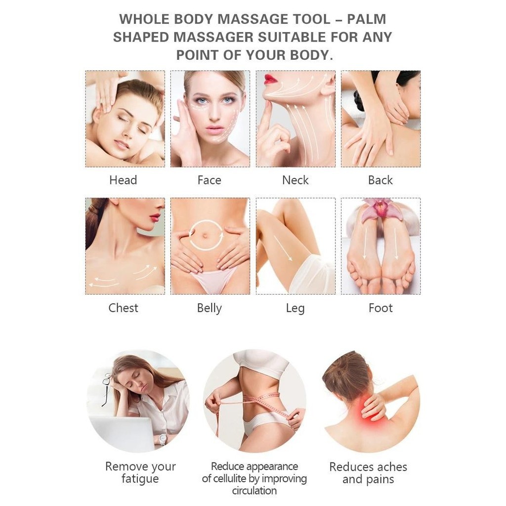 3 Con Lăn Bóng Massage Toàn Thân Găng Tay 360 Độ Giảm Đau Cơ Thư Giãn Chống Cellulite Máy Mát Xa Cho Tay Cổ Lưng Vai Mông Dụng Cụ Chăm Sóc Sức Khỏe