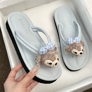 Hoạt Hình Dễ Thương Shirley Rose Flip-Flops Nữ 2025 Thời Trang Mùa Hè Phù Hợp Với Đế Dày Thường Ngày Thoáng Khí Cát