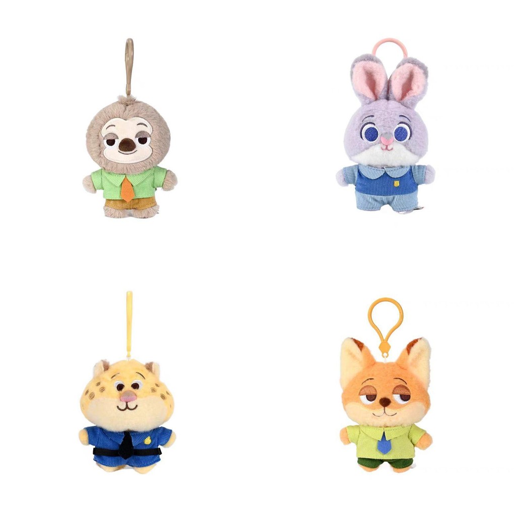 Sang Trọng Zootopia Búp Bê Đáng Yêu Móc Khóa Của Judy Hopps Và Nick Wilde Mọi Tuổi Cho