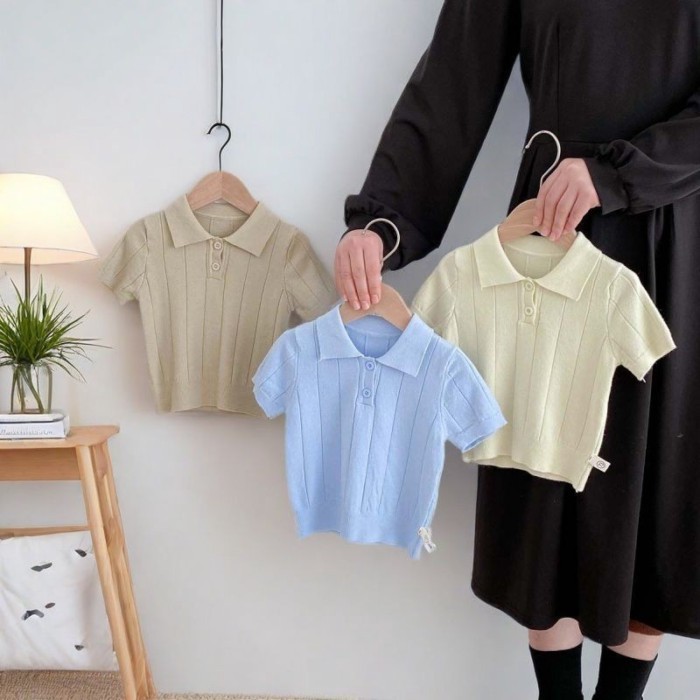 Áo len ngắn tay bé trai Hàn Quốc, phong cách mới, áo len thời trang cho trẻ em