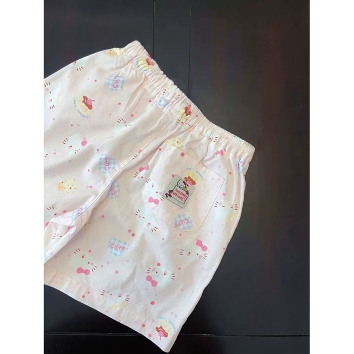 Quần Short Mùa Hè Cho Bé Gái Quần Short Bé Gái Phong Cách Mới Thời Trang In Hình Hello Kitty