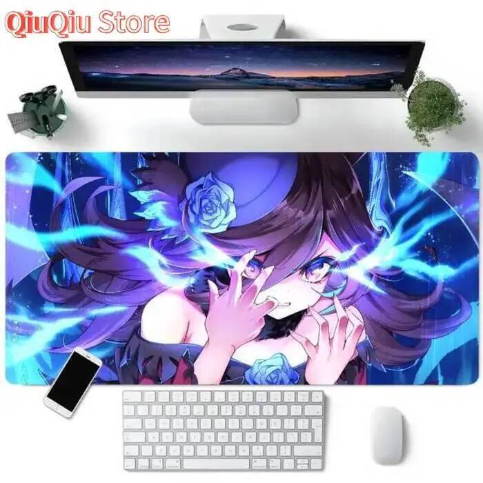 Uma Musume Pretty Derby Anime Mousepad Bàn Phím Lớn Thảm Bàn Chơi Game Miếng Lót Chuột LockEdge Thảm Chống Trơn Trượt