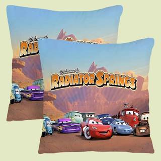 The Lightning Cars McQueen Gối Có Hoạt Hình Sofa Trang Trí Nhà In Hai Mặt Ngắn Sang Trọng Dễ Thương Đệm