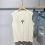 Bé trai cotton nguyên chất áo vest không tay Áo thun thể thao đường phố Mỹ dáng rộng bé trai