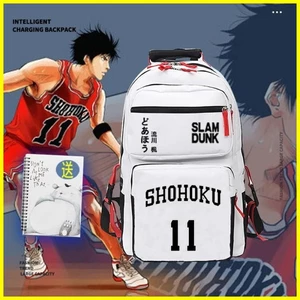 Ba lô Schoolbag Slam Dunk Kaede Rukawa Slam Dunk Slam Dunk Xiangbei Wuhu Sakuragi Flower Road Mitsui Shou Rukawa Ba lô nam nữ thanh niên