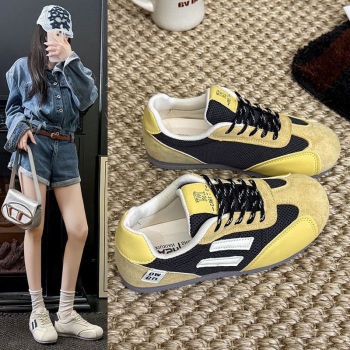 Chất Liệu Vải Thoáng Khí Mỏng Bên Trong Tăng Chiều Cao Giày Forrest Gump Giày Thường Ngày Xuân Thu