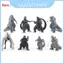 Hàng mới về Phiên bản thế hệ thứ tư Godzilla và Ghidorah Pvc Bộ nhân vật hành động dành cho người sưu tập