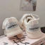 Giày vải dành cho nữ, giày trắng mũi nhọn xoài, giày niche thông thường đa năng, giày thể tha