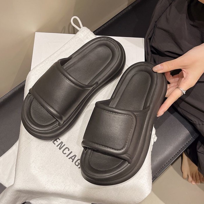 Versatile Outer Wear Heightening Thick-soled Sandals For Women Summer Fashion Casual Home EVA