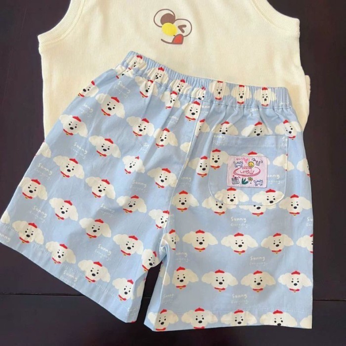 Quần Short Mùa Hè Cho Bé Gái Quần Short Bé Gái Phong Cách Mới Thời Trang In Hình Hello Kitty