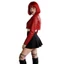 Red Ladies Bob Tóc Giả Air Bangs Carnival Vai Trò Chơi Nhiệt Độ Cao Sợi Hóa Học Tổng Hợp Mũ Đội Đầu