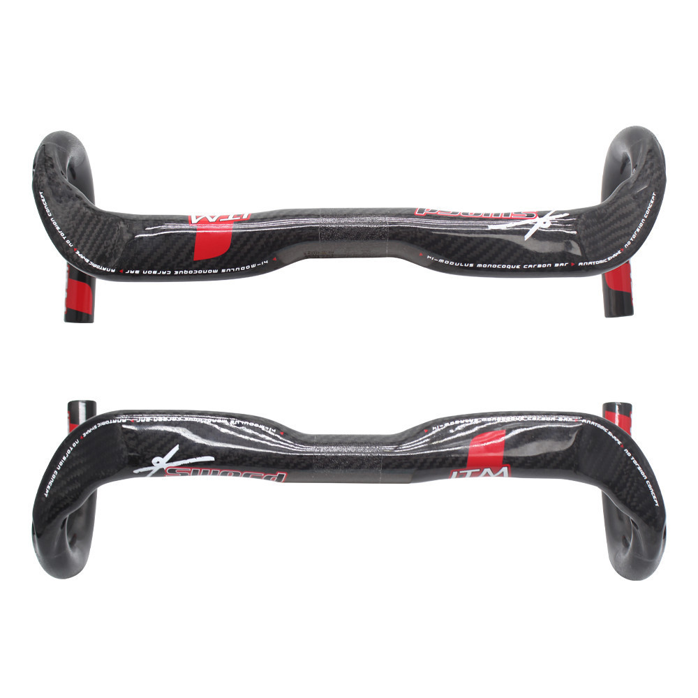 Ý ITM xe đạp đường trường sợi carbon thả tay lái Cáp bên trong Đường ...