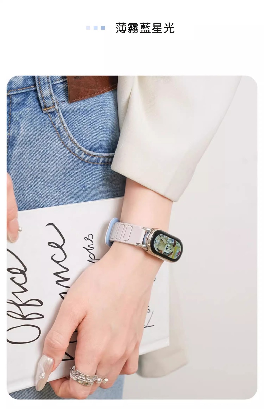 Dây đeo vòng silicon cho Xiaomi Mi Band 10 9 8 Vòng đeo tay từ tính có thể thay thế Correa cho dây đeo đồng hồ thể thao Xiaomi Band 10 – ảnh mô tả chi tiết 6