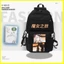 Ba lô Schoolbag Elaina Witch 's Journey Anime Hàng hóa Nam Nữ Thiếu niên Học sinh Ba lô phổ biến Túi đi học dung tích lớn Thanh niên thông thường