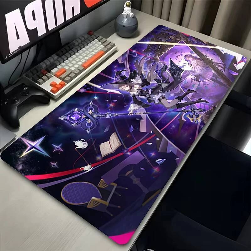 Miếng Lót Chuột Kawaii Magic Anime Girl Herta Game Honkai Star Rail Laptop Bàn Phím Miếng Lót PC Phụ Kiện Chơi Game Bàn Chuột Thảm Mousepad