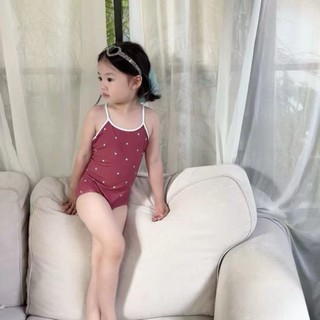 Đồ bơi trẻ em mùa hè phong cách mới nơ dễ thương và sành điệu cho bé gái Đồ bơi một mảnh có d