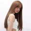 Tự Nhiên Sống Động Như Thật Không Khí Nổ Dài Thẳng Tóc Nâu Châu Âu Mỹ Tóc Giả Toàn Bộ Mũ Tóc Giả Bao Hàng Ngày Mặc