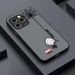 Ngộ nghĩnh Người Nhện Miles Morales Cover Capa Matte Ốp Lưng Điện Thoại IPHONE APPLE 17 AIR 16 15 14 PLUS 13 MINI PRO MAX Vỏ Mềm DIY Vỏ Điện Thoại Di Động