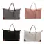 Túi Tote Nylon nữ có khóa kéo và túi bên trong Dung tích lớn cho phong cách đường phố