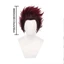 Anime Demon Slayer Cổng Bếp Tanjiro Burgundy Gradient Ngược Tóc Giả Lưới Hoa Hồng Halloween Giáng Sinh COS