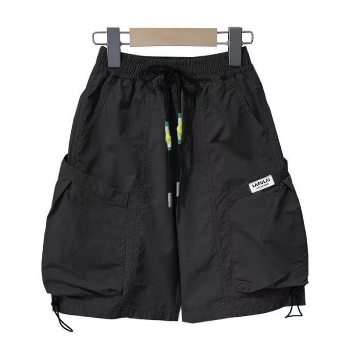 Quần short mỏng khô nhanh mùa hè dành cho trẻ em thể thao mới dáng rộng thời trang quần short