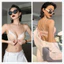 Áo Ngực Không Dây Push-Up Lưng Chéo Criss-Cross, Thiết Kế Đóng Phía Trước