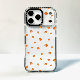 Vỏ dán đèn lồng bí ngô Hallowmas Tương thích cho IPhone 12 13 14 15 16 17 Pro Max 12 13 Mini Cover X XR XS Max Silicone Soft Clear SE 2022 6 7 8 Plus 17 Vỏ chống sốc AIR